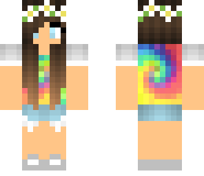tie dye girl