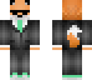 fox with tie 