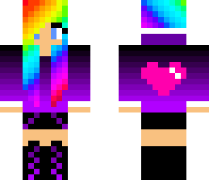rainbow girl