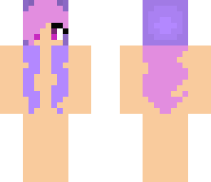 purple hair girl base
