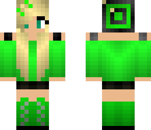 cute green beanie girl