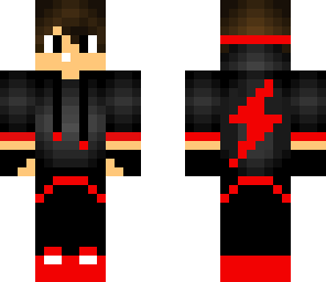 gamer boy with a red hoodie
