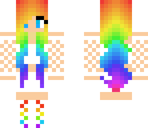 rainbow girl