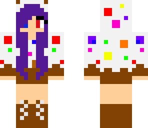 edited purple cake girl