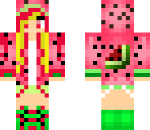 watermelon girl blond pink