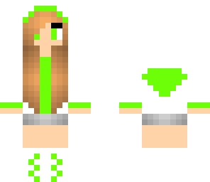 girl green diamon