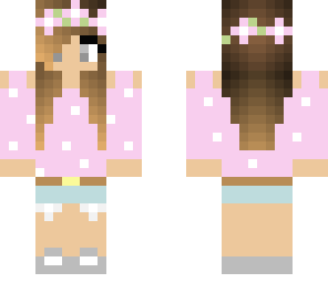 cute flower crown girl