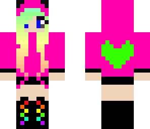 rainbow gamer girl