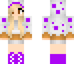 purple cake girl