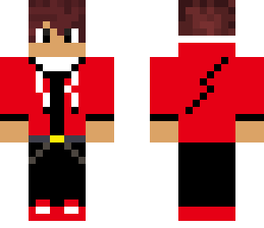 red hoodie