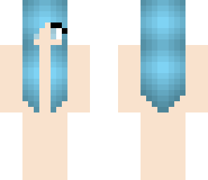 cyan hairbase straight hair
