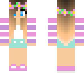 girl whit flower