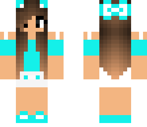 cute blue girl