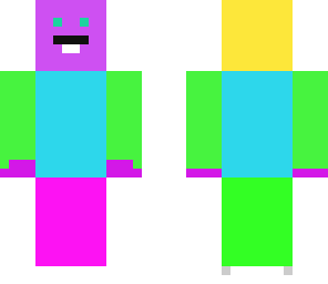 neon buck-teeth