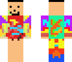 color boy with reversed headphones
