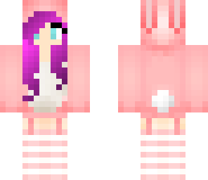 pink bunny girl
