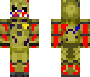 purple guy dying in springtrap suit