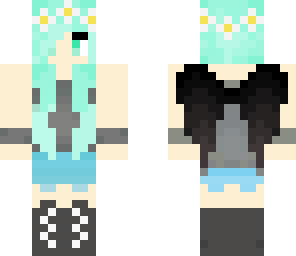 blue hair angel