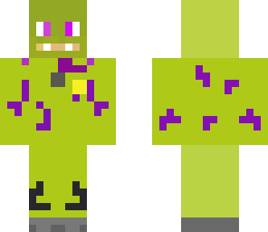 purple guy in springtrap suit not dying