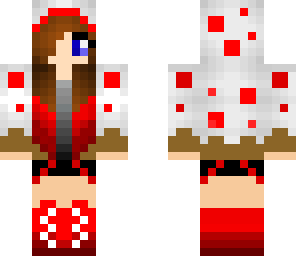 red and blue cake girl