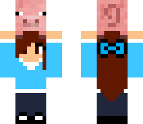 girl with pig