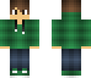 boy with green hoodie