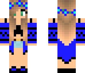 dark blue girl