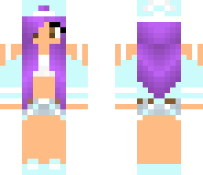 blue tomboy edit purple hair