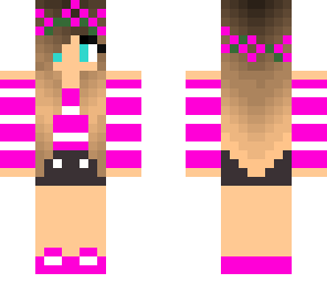 cute pink summer girl edited