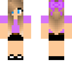 blue eyed girl purple blond hair