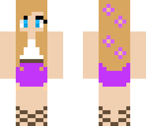 blue eyed girl purple blond hair