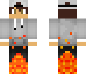 guy on fire