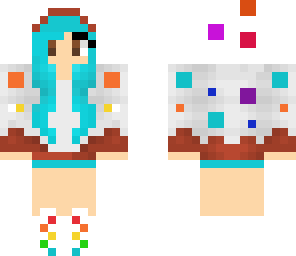 rainbow cake girl