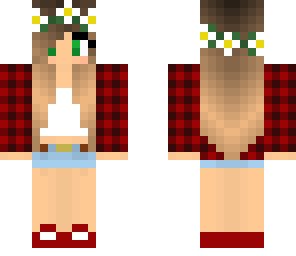 plaid flower girl