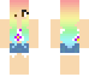 rainbow summer girl