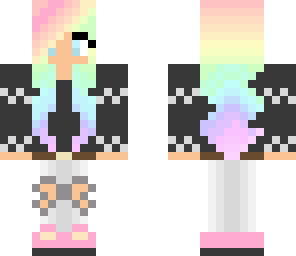 rainbow girl