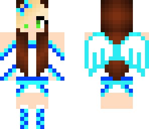 pretty blue angel