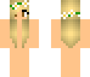 girl base with flower crown