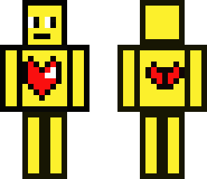 completely original yellow-heart man