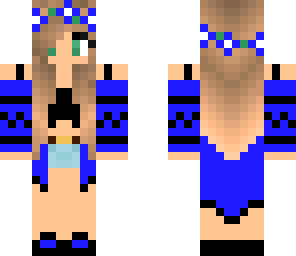 dark blue girl