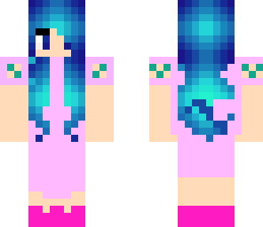 neon glich girl
