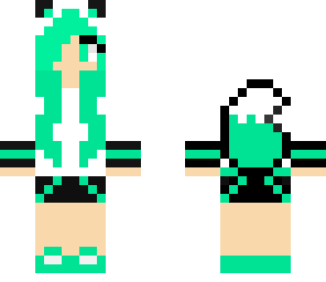 teal twin wolf girl edited