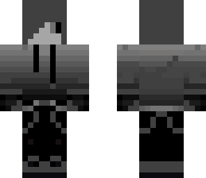 black and white