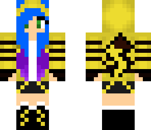 pikachu ombre girl