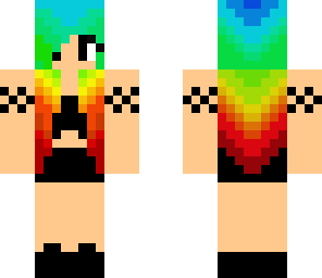 rainbow girl