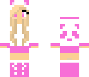 pink panda girl
