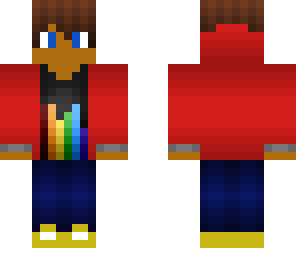 guy in red hoodie