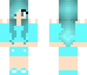 blue girl