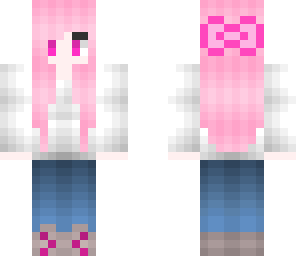 cute pink braided girl