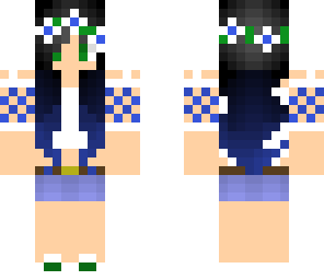 better edit black to blue flower girl